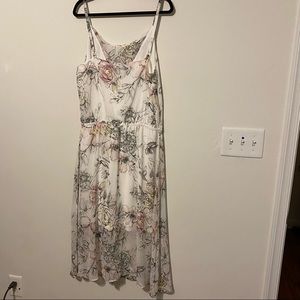 WHBM Floral Spring Bouquet Dress